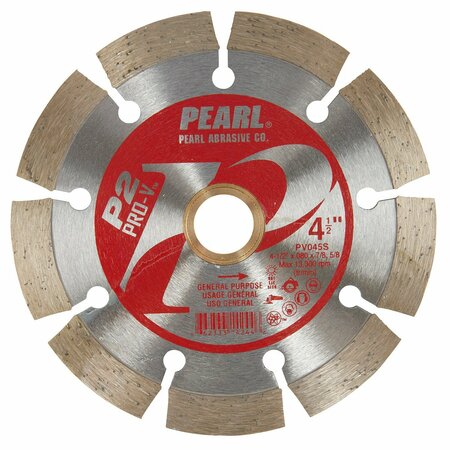 PEARL P2 Pro-V Segmented Blade 4 1/2 in. x .080 x 20mm-5/8 in. PV045S